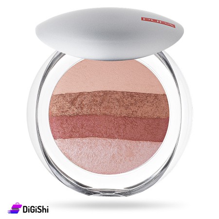 PUPA LUMINYS BAKED ALL OVER Illuminating Blush - Stripes Rose 01