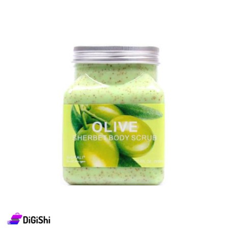 WOKALI Face and Body Scrub With Olive Extract - 500 ml
