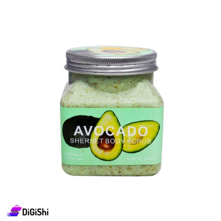 WOKALI Face and Body Scrub With Avocado Extract - 500 ml