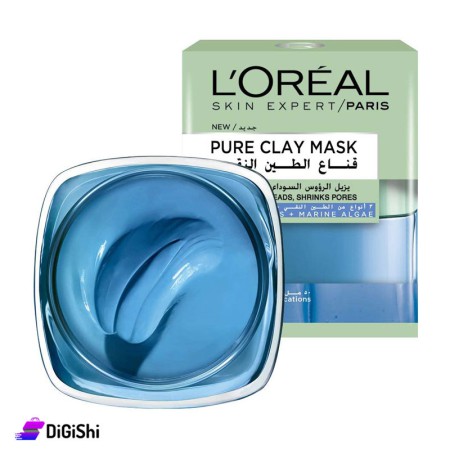 L'OREAL Pure Clay Mask with Three Clays and Seaweed Extracts