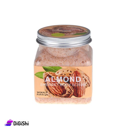 WOKALI Face and Body Scrub With Almond Extract - 500 ml