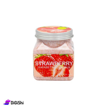 WOKALI Face and Body Scrub With Strawberry Extract - 350 ml