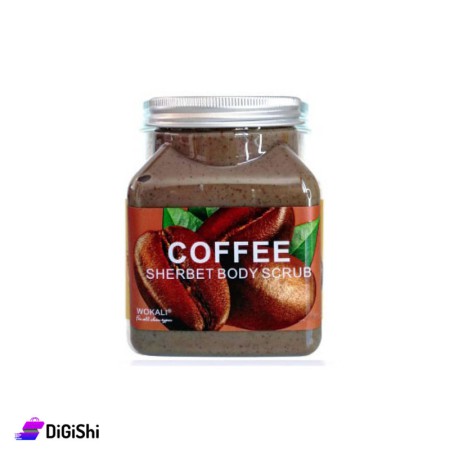 مقشر الوجه والجسم بخلاصة القهوة - 350 مل WOKALI