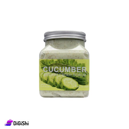 WOKALI Face and Body Scrub With Cucumber Extract - 350 ml