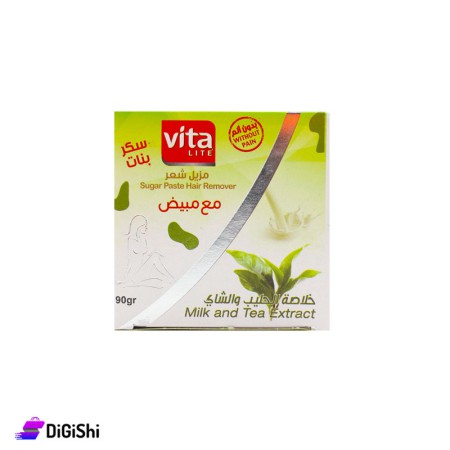 شريحة مزيلة للشعر بخلاصة الحليب والشاي  Vita Lite