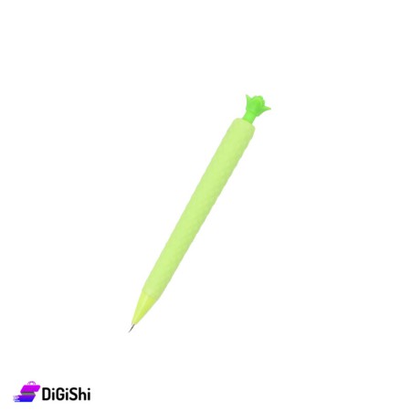 Pineapple Shaped Piston Pencil - Light Green
