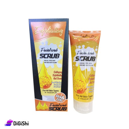 Fruit of the Wokali Collagen Exfoliatin Face and Body Scrub