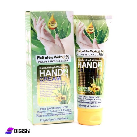 Fruit of the Wokali Smooth Moisturizing Hand Cream with Aloe Vera and Collagen