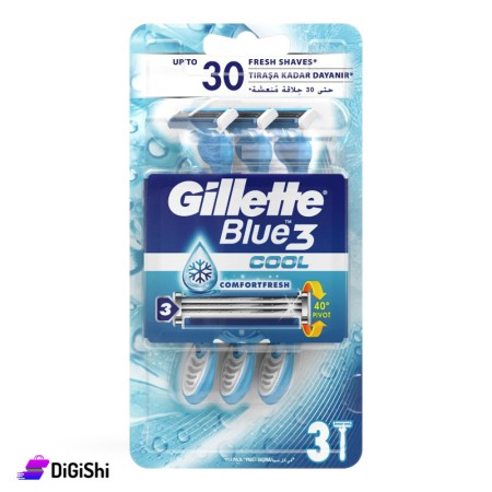 Gillette Blue3 Cool Razors for Men