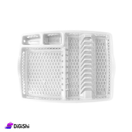 Rainbow Plastic Dishes Bump 1907 - White