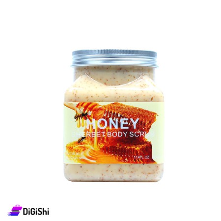 WOKALI Face and Body Scrub With Honey Extract - 500 ml