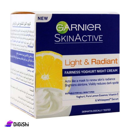 GARNIER Lighting Night Cream - Skin Active