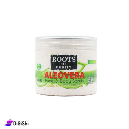 مقشر الوجه والجسم بخلاصة الألوفيرا ROOTS PURITY