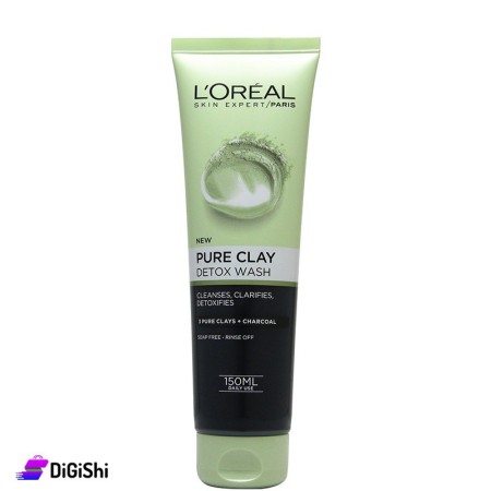 L'OREAL PARIS PURE CLAY GEL WASH CHARCOL
