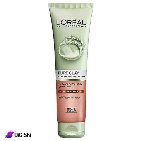 L'OREAL PARIS PURE CLAY GEL WASH RED ALGAE
